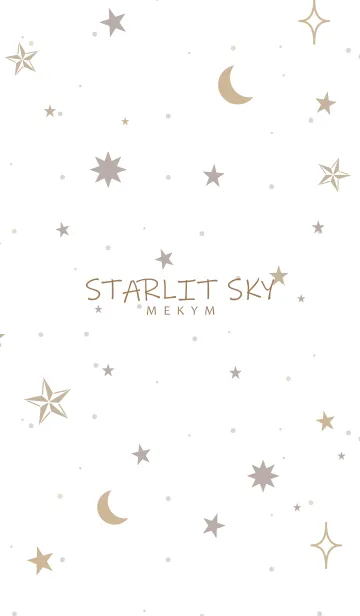 [LINE着せ替え] SIMPLE STARLIT SKY - MEKYM - 14の画像1