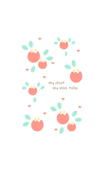 [LINE着せ替え] My chat my mini tuips 35の画像1