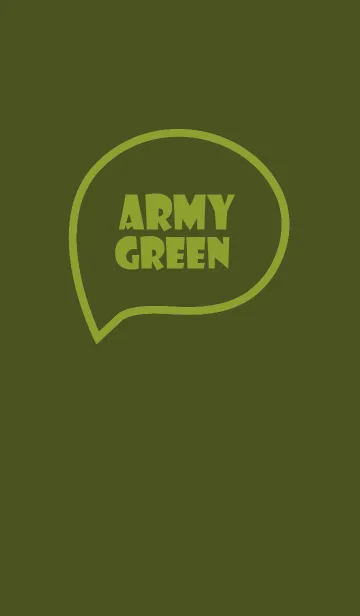 [LINE着せ替え] Love Army Green Theme Vr.5 (JP)の画像1