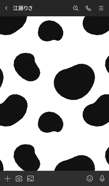 [LINE着せ替え] cow cow style 01の画像3