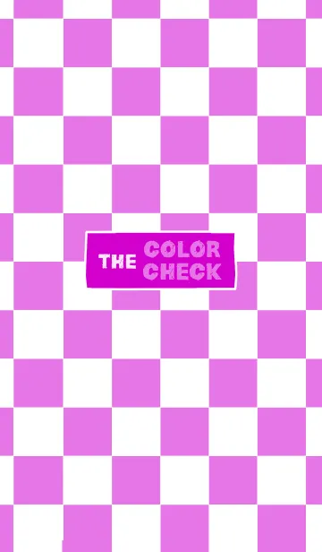 [LINE着せ替え] ザ カラー チェック 10の画像1