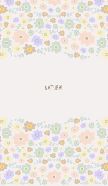 [LINE着せ替え] お花たくさん 上下から16の画像1