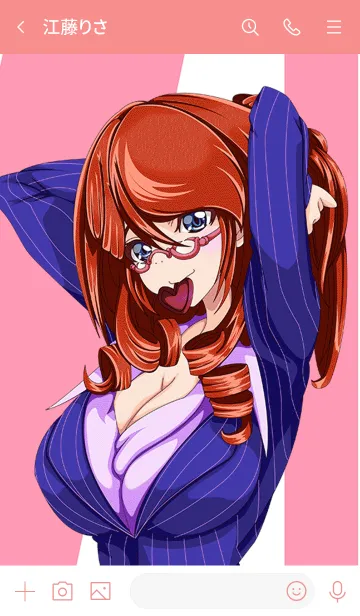 [LINE着せ替え] ラブリーバレンタイン 07 chocoの画像3