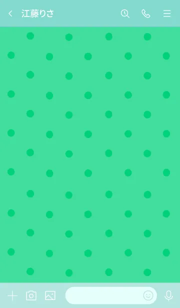 [LINE着せ替え] シンプル ドット 051の画像3