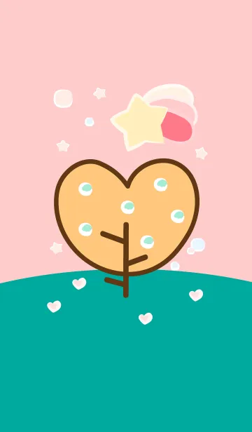 [LINE着せ替え] Lovely heart tree 102の画像1