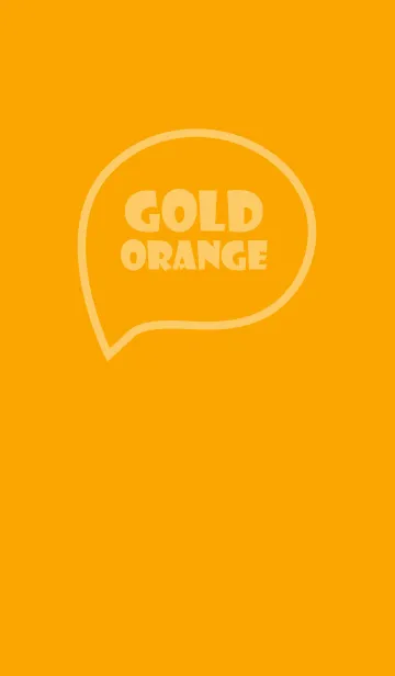 [LINE着せ替え] Love Gold Orange Theme Vr.5 (JP)の画像1