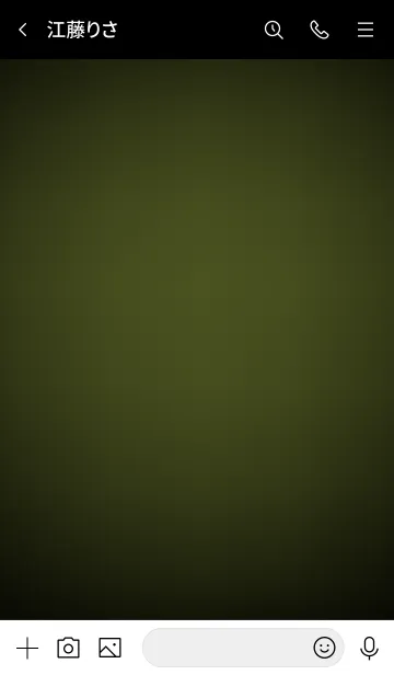 [LINE着せ替え] Army Green Light Theme Vr.5 (JP)の画像3
