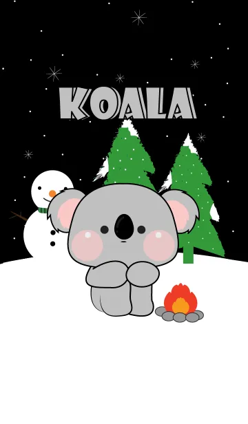 [LINE着せ替え] Koala Winter Season Theme (JP)の画像1