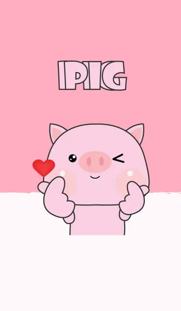 [LINE着せ替え] Pig Pig cutie Theme (JP)の画像1