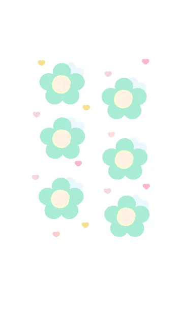 [LINE着せ替え] Lovely mini flower 126 :)の画像1