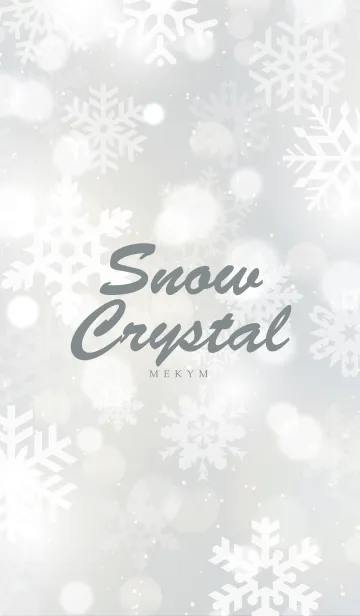 [LINE着せ替え] -Snow Crystal- MEKYM 28の画像1