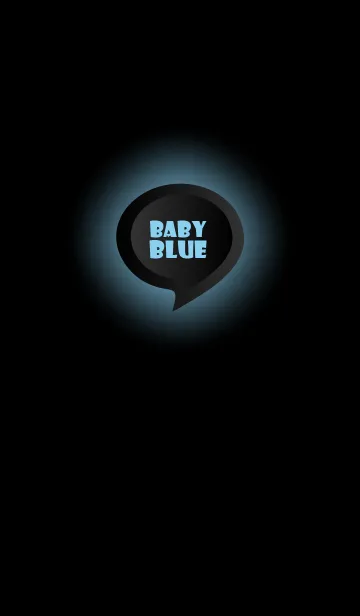 [LINE着せ替え] Baby Blue Button In Black V.4 (JP)の画像1