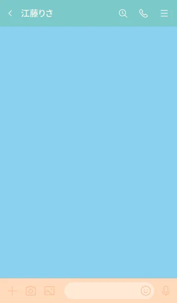 [LINE着せ替え] Love Baby Blue Theme Vr.5 (JP)の画像3