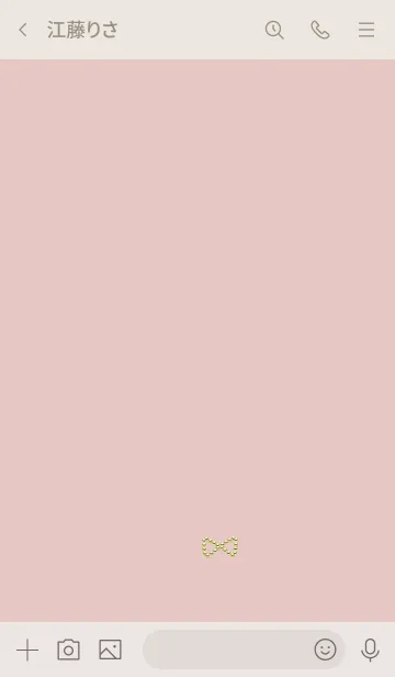 [LINE着せ替え] くすんだピンクとリボン。の画像3