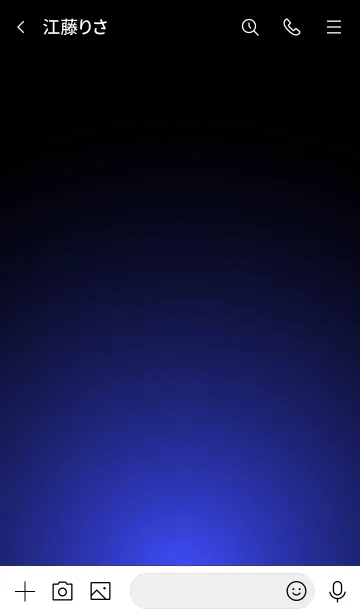 [LINE着せ替え] SMALT BLUE LIGHT. -MEKYM-の画像3
