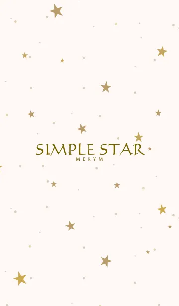 [LINE着せ替え] SIMPLE STAR -NATURAL YELLOW- 28の画像1