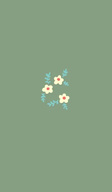 [LINE着せ替え] 大人シンプルな花の画像1