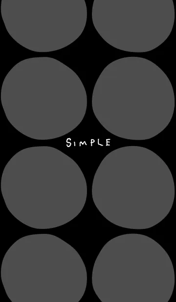 [LINE着せ替え] シンプル 丸大きめの画像1