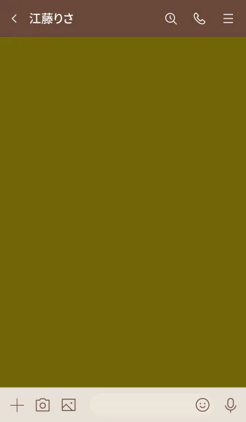 [LINE着せ替え] 手書き54 fr2 カーキ2 ブラウン2-2の画像3