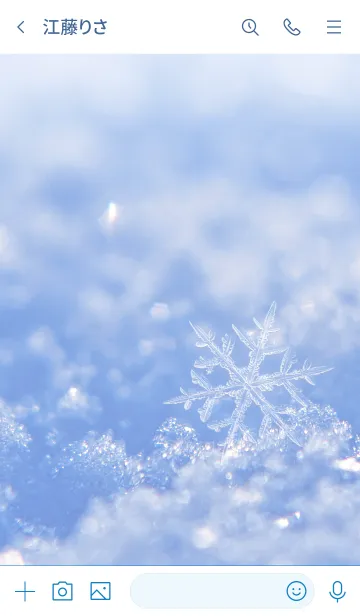 [LINE着せ替え] SnowCrystal 1の画像3