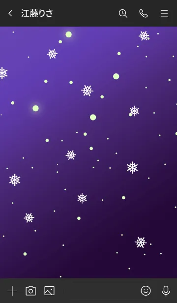 [LINE着せ替え] ザ ミッドナイト スノー 26の画像3