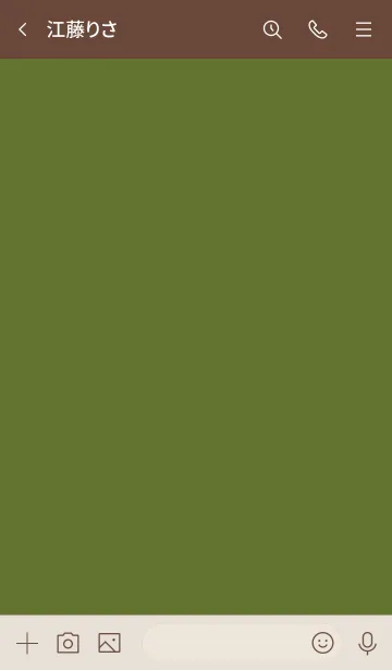 [LINE着せ替え] 手書き54 fr2 カーキ4 ブラウン2-2の画像3