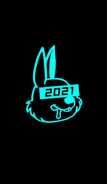 [LINE着せ替え] 2021 ラビット 17の画像1