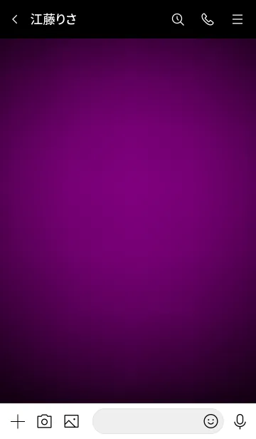 [LINE着せ替え] Lollipop Purple And Black Vr.5 (JP)の画像3