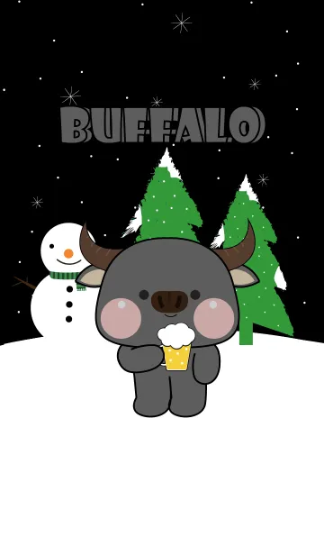 Buffalo Winter Season Theme (JP)の着せ替えメイン画像
