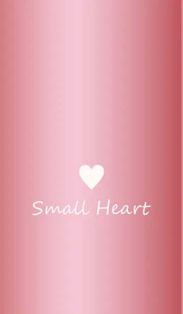 [LINE着せ替え] Small Heart *GlossyPink 4*の画像1