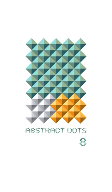 [LINE着せ替え] アブストラクト・ドットの着せ替え（No.8）の画像1