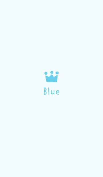 [LINE着せ替え] 大人かわいい王冠＊ブルーの画像1
