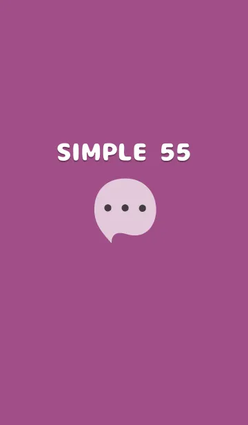 [LINE着せ替え] シンプル55 fr08 ピンク ブラウン2の画像1