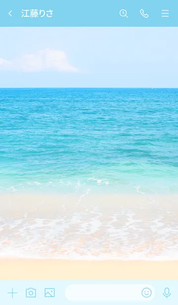 [LINE着せ替え] HAWAIIAN BEACH -MEKYM- 16の画像3