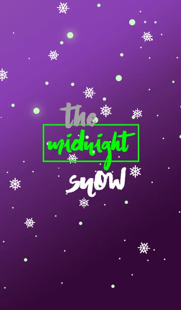 [LINE着せ替え] ザ ミッドナイト スノー 27の画像1