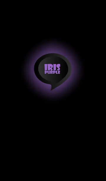 [LINE着せ替え] Iris Purple Button In Black V.4 (JP)の画像1