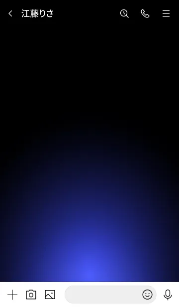 [LINE着せ替え] SMALT BLUE LIGHT ICON THEMEの画像3