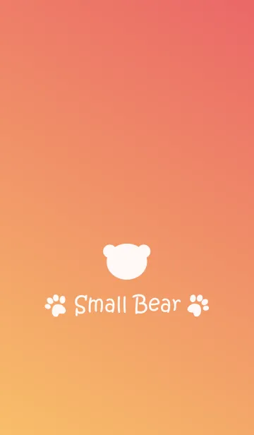 [LINE着せ替え] Small Bear *APRICOT*の画像1