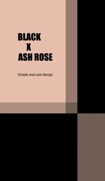 [LINE着せ替え] BLACK X ASH ROSEの画像1