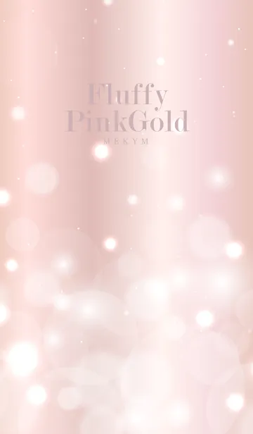 [LINE着せ替え] -Fluffy Pink Gold- MEKYM 24の画像1