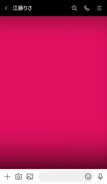 [LINE着せ替え] Ruby Pink And Black Vr.5 (JP)の画像3