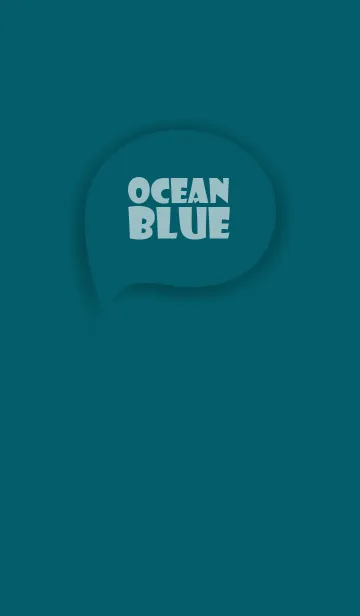 [LINE着せ替え] Love Ocean Blue Button Theme Vr.3 (JP)の画像1