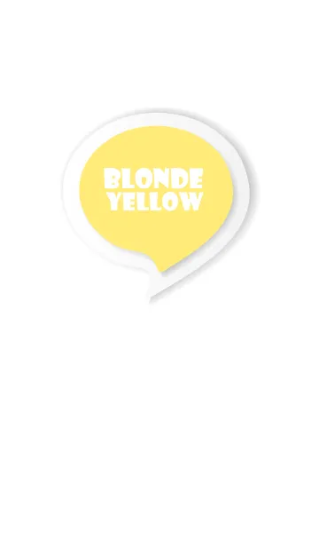 [LINE着せ替え] Blonde Yellow Button In White V.3 (JP)の画像1