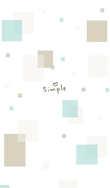 [LINE着せ替え] 四角たくさん24の画像1