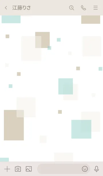 [LINE着せ替え] 四角たくさん24の画像3