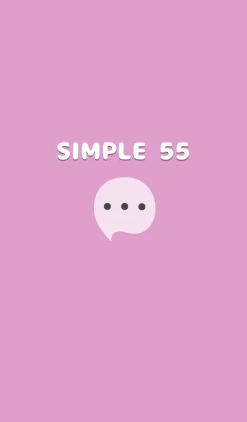 [LINE着せ替え] シンプル55 fr05 ピンク ブラウン2の画像1