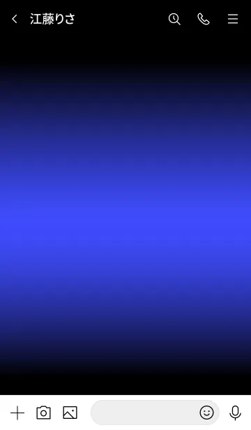 [LINE着せ替え] SMALT BLUE ICON THEME -MEKYM-の画像3