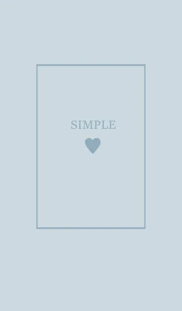 大人のシンプルハート =blue sky*=の着せ替えメイン画像