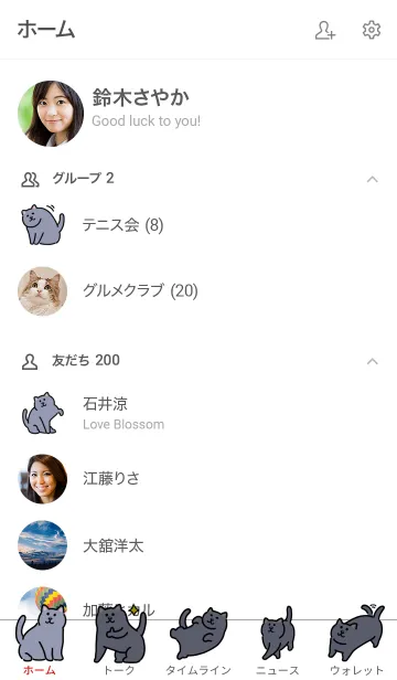 [LINE着せ替え] すらっとロシアンの画像2