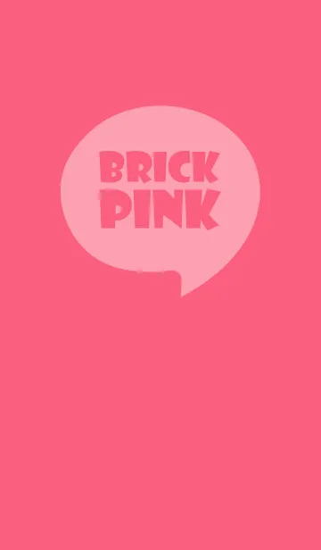 [LINE着せ替え] Brick Pink Theme Vr.6 (JP)の画像1